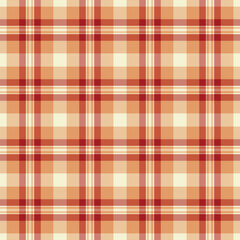 Warm autumnal plaid pattern.  Perfect for fallthemed designs, textile prints, or website backgrounds.  The repeating texture offers a cozy and inviting aesthetic, symbolizing comfort and tradition.