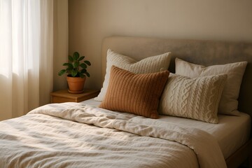 Cozy Morning Bedroom for Lifestyle and Wellness Blogs