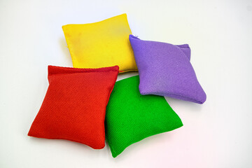 Bright and Colorful Beanbags for Play and Games