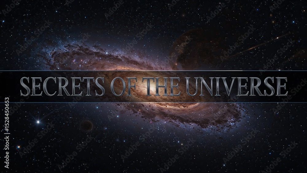 Poster explore the mysteries of the cosmos with secrets of the universe revealed in stunning visuals