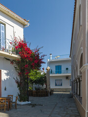 The Old town of Skiathos, Sporades, Thessaly, Greece
