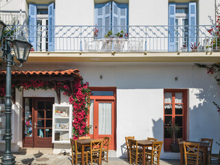 The Old town of Skiathos, Sporades, Thessaly, Greece
