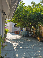 The Old town of Skiathos, Sporades, Thessaly, Greece