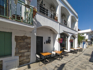 The Old town of Skiathos, Sporades, Thessaly, Greece