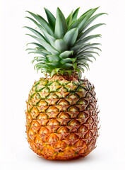 Fototapeta premium a whole pineapple on white background