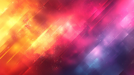 Abstract Cosmic Nebula Background with Diagonal Stripes and Glowing Colors