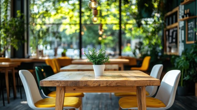 A beautifully designed indoor cafe filled with light streaming through large windows, highlighting a cozy atmosphere perfect for relaxation and socializing with friends.