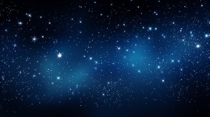 Navy blue celestial backdrop with white stars, dark edges, cosmic, nebula space
