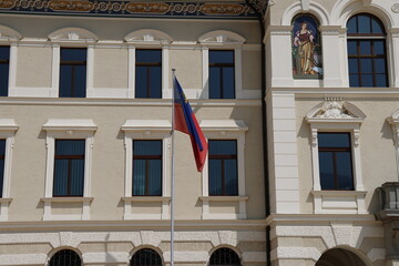 Vaduz city scapes in summer