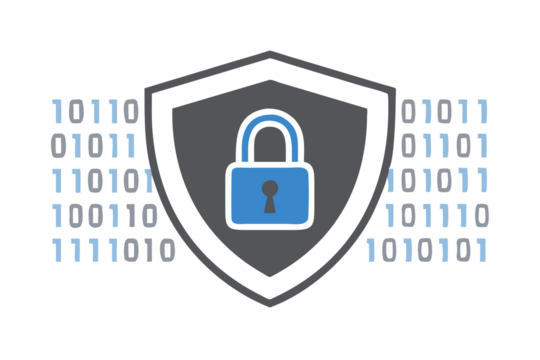 Cybersecurity Shield Data Protection & Digital Security Icon