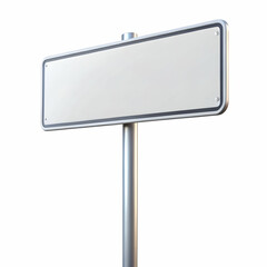 Fototapeta premium Blank street sign mockup for advertising or branding