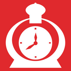 alarm clock vector icon, Watch icon design template, wristwatch vector illustration eps