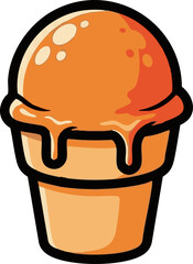 11. Orange Sherbet Scoop