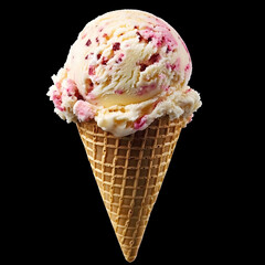 ice cream cone, ai generated.