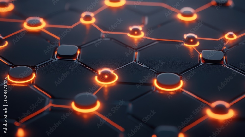 Poster minimal clipart of neural network grid with glowing synapse dots, arrows showing deep-learning forwa