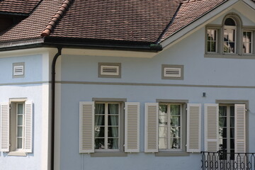 Vaduz architecture and cityscapes in summer