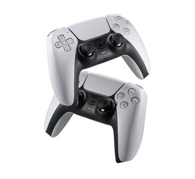 2 PlayStation 5 controllers on a transparent background - Sonora, Mexico, June 10, 2025