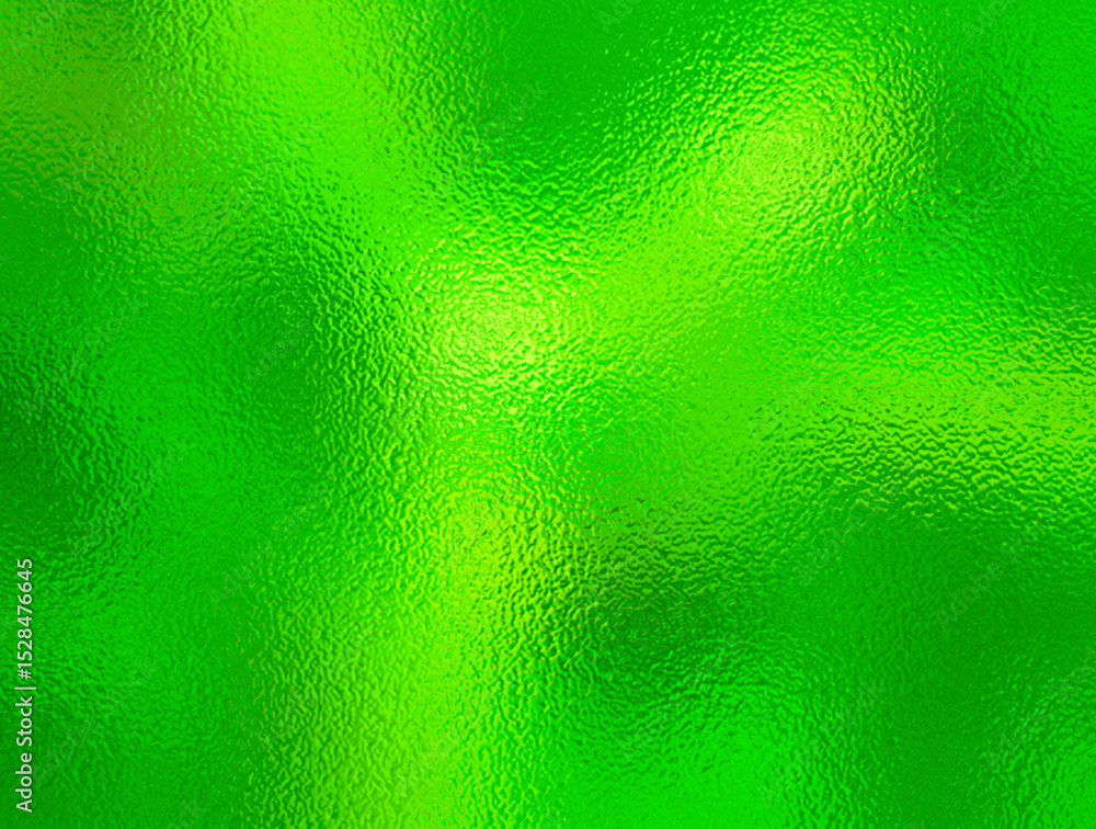 Poster soft green foil glass texture background. abstract gradient bright light reflection and shiny rough 