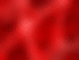 Red foil paper decorative texture background for artwork. red glass background. red Textured surface of colored plastic, abstract background.