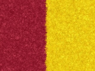 Fototapeta premium Abstract split background with textured maroon and gold colors creates a bold and versatile design element for various projects.
