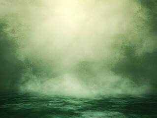 Digital Rendering of Hazy Green Environment