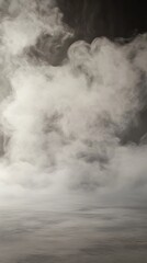 Grey Smoke and Flat Surface