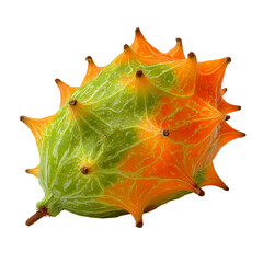 Horned melon isolated on transparent background