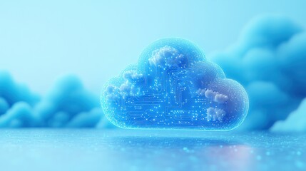 Technological Cloud: A Visual Metaphor for Cloud Computing and Data Storage