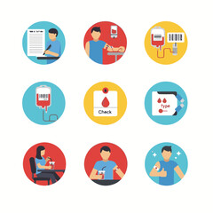 Blood Donation &amp; Blood Type Icons A Comprehensive Guide to Blood Transfusion