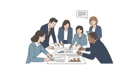 Collaborative Strategy Session: Teamwork and Data Analysis