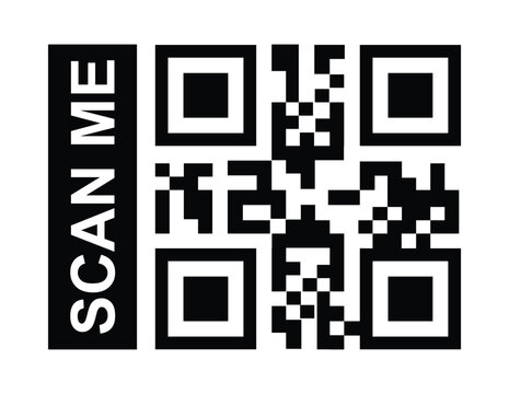 Black and white QR code grid isolated centrally on plain white. Clean, minimalist technical design. Focus solely on functional machine-readable symbol. No atmosphere, lighting effects, or background