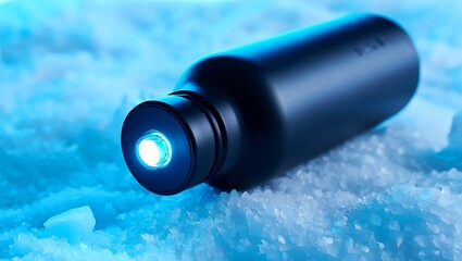 Innovative Insulated Bottle with Integrated LED Light Perfect for Nighttime Adventures