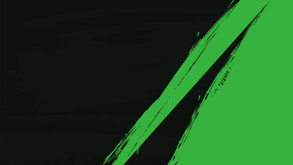 Thumbnail Background. Green Brush Texture on black background