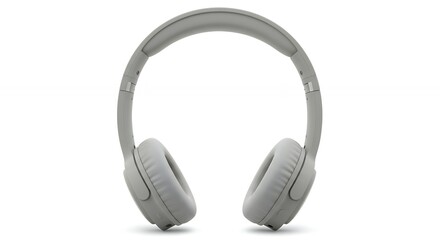 Gray over ear headphones for lifestyle product photography