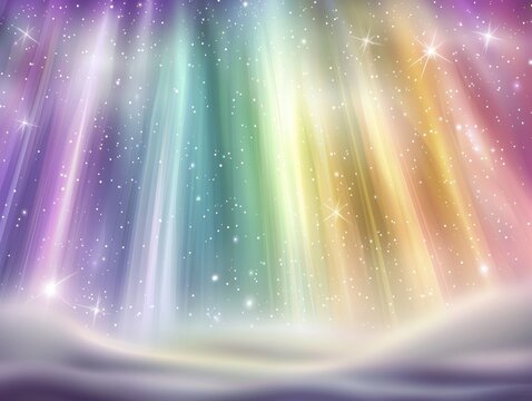 Colorful abstract backdrop with light beams