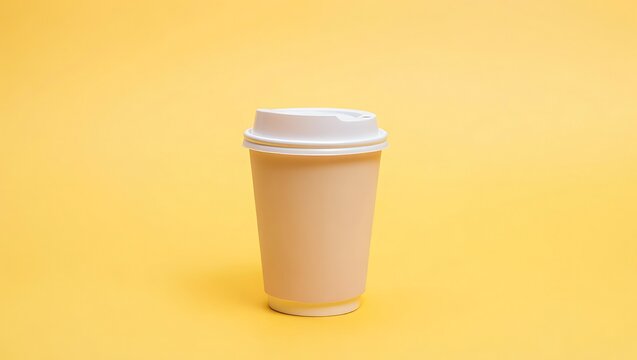 Creamy Coffee in a To-Go Cup Perfect for On-the-Go Enjoyment