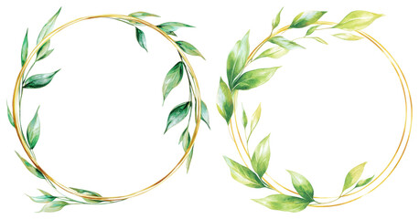 PNG Elegant botanical wreath designs, element set on transparent background
