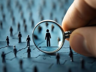 A person evaluating demographic data for targeted marketing, Market Segmentation, Analytical and strategic