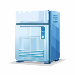 単身向け小型冷凍庫ベクターイラスト