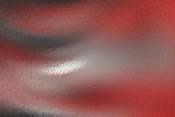 Fototapeta premium Abstract painting with red and gray blending seamlessly