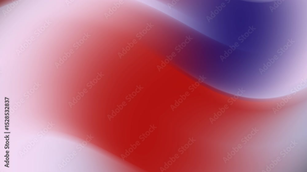 Fototapete a dynamic abstract background with red and white smooth waves, suitable for energetic presentations 