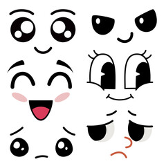 Cartoon Faces, Cartoon Eyes 008