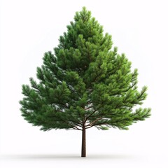 Fototapeta premium Evergreen Coniferous Forest. Explore Nature's Vibrant Green Wilderness and Sustainable Botanical Beauty