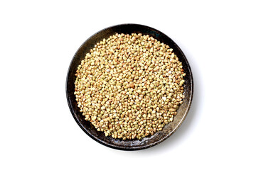 Raw buckwheat groats, a gluten-free superfood rich in fiber, protein, and minerals