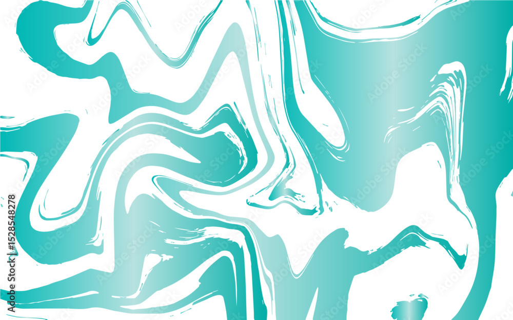 Poster Abstract fluid art background with swirling patterns gradient and white. Marbled effect, with bold, curving, and twisting shapes blending seamlessly. Chaotic, resembling liquified paint or digital 