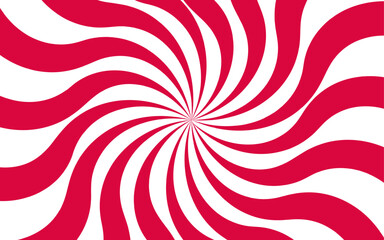 Abstract vivid spiral pattern featuring alternating orange and white wavy radial lines. Dynamic, hypnotic vortex effect. Swirling lines twist outward with curvature with motion and energy.