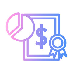 stock Line Gradient Icon