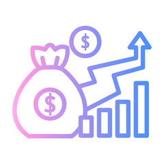 stock Line Gradient Icon