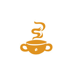 cup of coffee logo vector
