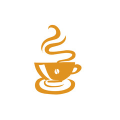 cup of coffee logo vector